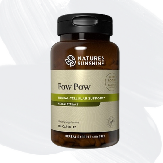 Available in 180 count, Paw Paw